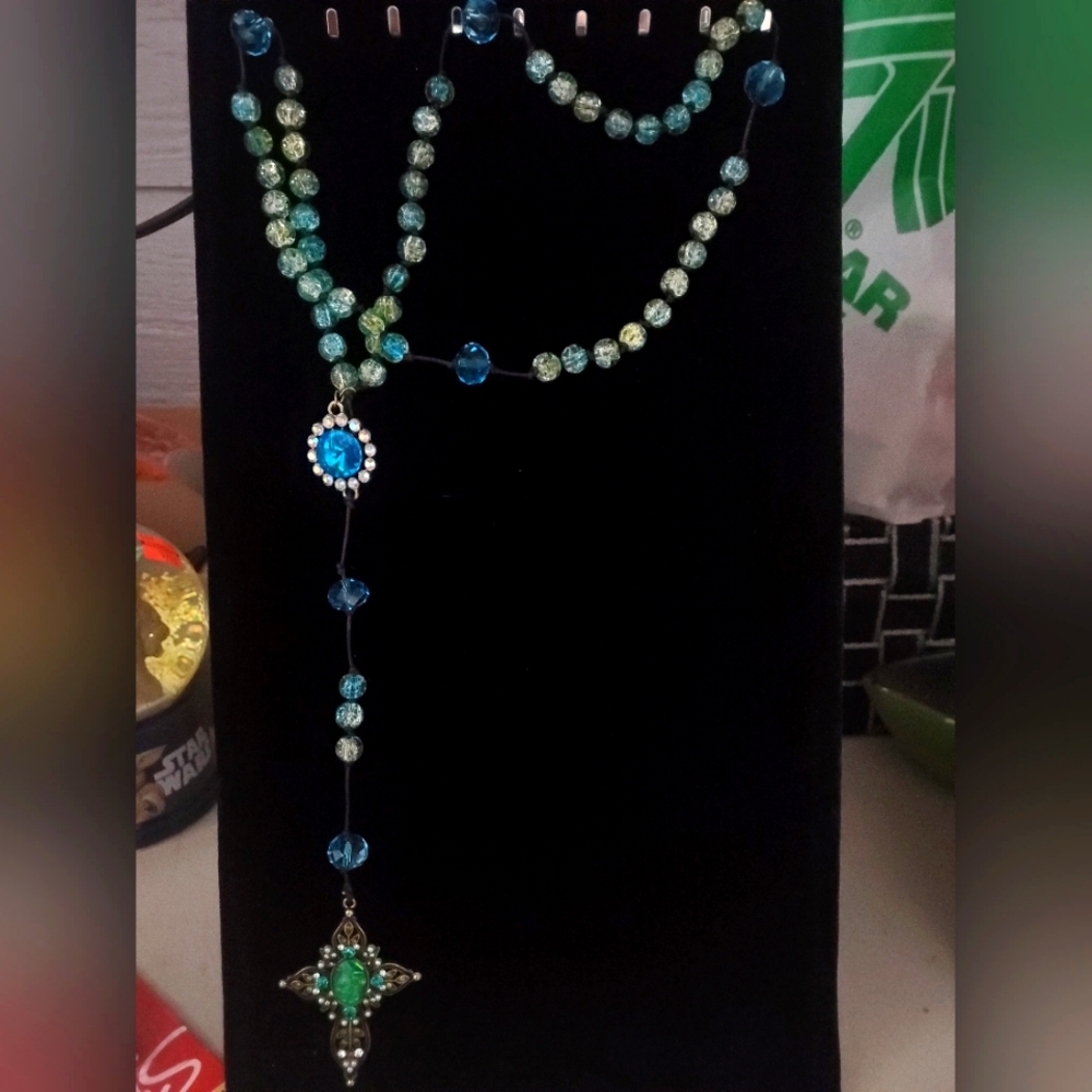 Glass beads handmade rosary